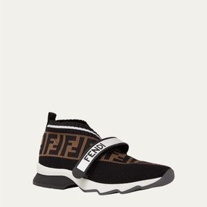 Fendi Rockoko FF Knit Sneakers